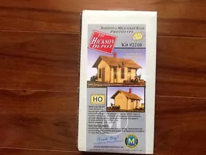 MONROE MODELS 1/87 HO HICKSON DEPOT LASER CUT WOOD KIT ITEM # 2210 F/s NEW! - Picture 1 of 3