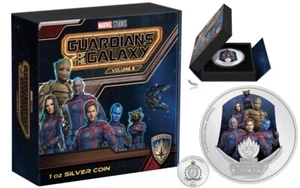 GUARDIANS OF THE GALAXY VOLUME 3 SILVER COIN - Picture 1 of 6