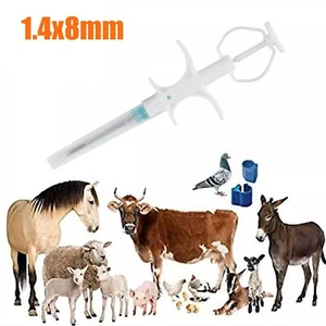 10 Pcs 1.4x8mm Pet Mini Microchips Animal Dog Cat ID TAG RFID Chips Syringe - Picture 1 of 6