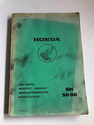 Workshop Manual Honda Sh 50/80 Scoopy (1984) - Image 1 of 2
