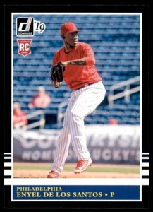 2019 Panini Donruss #236 Enyel De Los Santos Rated Rookie - Picture 1 of 2