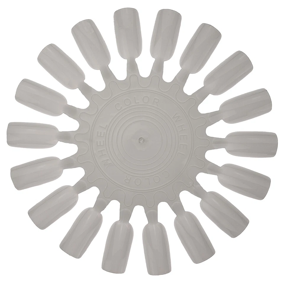 Nail Colour Display Wheel Chart Stand Practice False Tips Board Natural - Image 1 of 1
