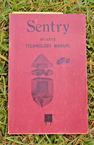 RARE Vintage Sentry Quartz Technology Manual - RADIO CRYSTALS - Picture 1 of 4