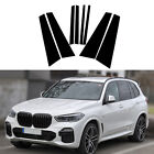 Fit BMW X5 G05/G18/iX5 2019-2023 Glossy Black Pillar Post Window Door Trim Cover