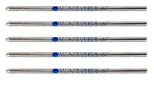 5 Pack Monteverde D1 Style Mini Ballpoint Pen Refills - Color Choice, D13