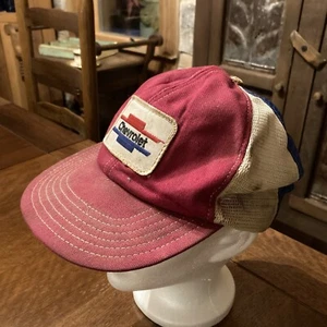 Vintage Chevrolet Snapback Truckermütze mit Patch. Made In USA Rot Weiß Blau. - Bild 1 von 10