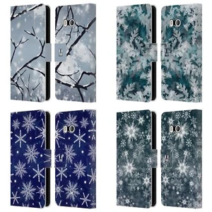 FUNDA BILLETERA HEAD CASE DESIGNS CON IMPRESIONES DE INVIERNO PARA TELÉFONOS HTC 1 - Imagen 1 de 7