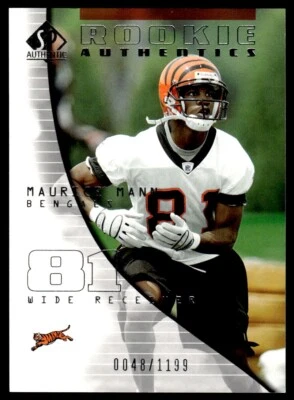 2004 SP Authentic Maurice Mann Rookie 0048/1199 Cincinnati Bengals #120 R65 - Image 1 of 2