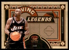 2009-10 Crown Royale Living Legends Utah Jazz Basketball Card #16 Karl Malone