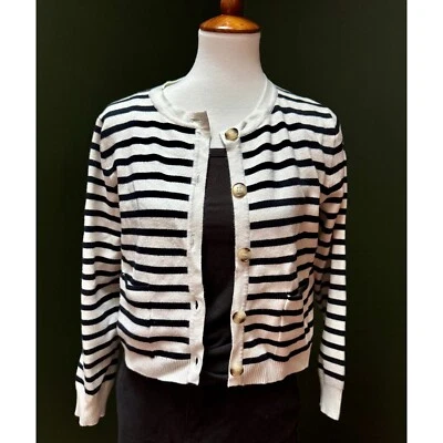 Cárdigan a rayas Gilli para mujer talla S Foto 1 de 4