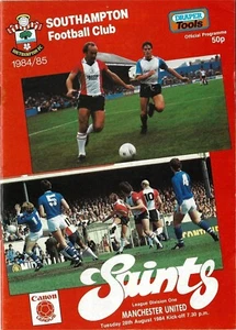 SOUTHAMPTON v MANCHESTER UNITED MAN UTD LEAGUE DIVISION 1 1984/85 - Picture 1 of 1