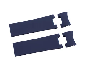 Correa de reloj de buceo de silicona azul para ULYSSE NARDIN MARINE - Imagen 1 de 2