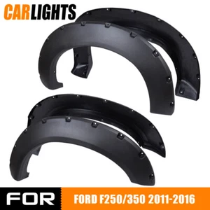 Fender Flares Textured Pocket Rivet Fit For Ford F-250 F-350 Super Duty 11-16 - Picture 1 of 12