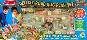 Melissa & Doug Kids Deluxe Road Rug Play Set - Picture 1 of 4