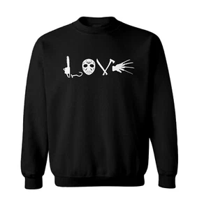 Love Horror Movie Icons - Halloween Slasher Toddler Crewneck Sweater - Picture 1 of 8