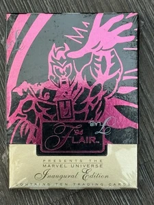 1994 Marvel Flair Trading Cards SEALED UNOPENED MAGNETO PACK BOX - 10 Cards! - Picture 1 of 2