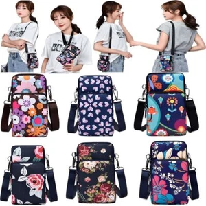 Oxford Mobile Phone Bag Coin Purse Shoulder Bag Messenger Bag Female Lady Girl - Picture 1 of 22