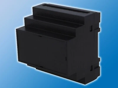 Hutschienengehäuse | 109-CPZ | Schwarz  | ABS | Leergehäuse | DIN-Schiene - Bild 1 von 4