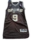 Youth Child San Antonio Spurs Basketball Jersey #9 Tony Parker Adidas Sz M S62
