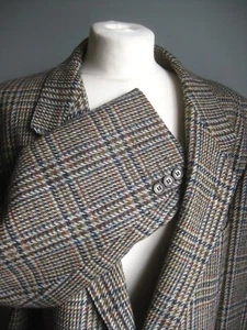 CHAQUETA DE LANA PURA NUEVA 46 REG tweed a cuadros 100% lindybop lindy hop ANTARTEX - Imagen 1 de 19