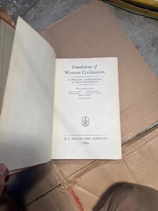Foundations of Western Civilization- Part One-1939- Bossenbrook, Johannesen - Picture 1 of 6