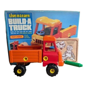 Matchbox Live N Learn Build A Truck Vintage 80er Jahre Spielzeug - Bild 1 von 19
