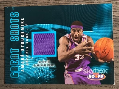 2004-05 NBA обручи большой выстрелы синий Джерси Amare Stoudemire #GS/RS игры б/у - Изображение 1 из 2