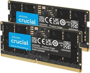 Händler✅Crucial DDR5 RAM 32GB Kit (2x16GB) 5600MHz SODIMM Arbeitsspeicher - Bild 1 von 6