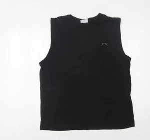 Slazenger Men's Black Tank Top, L, Sportswear, Gym - Picture 1 of 12