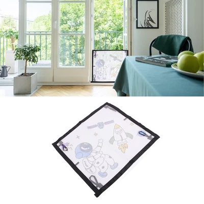 S Mesh Hundegitter Für Treppen Innenbildschirm Raumfahrer Muster - Bild 1 von 4