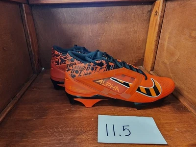 Nike Alpha Menace 11.5 Football Cleats red/orange - Image 1 of 2