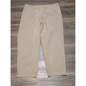Eileen Fisher XL Hose Damen Beige Gummibund Cropped Freizeit - Bild 1 von 5