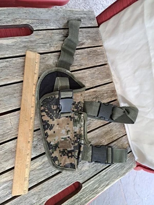 Funda táctica para plataforma de muslo camuflaje nailon taigear para niños jugar #4928L501 Foto 1 de 4