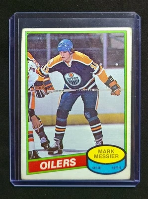 1980 O-Pee-Chee #289 MARK MESSIER Rookie (RC) HOF Oilers Centered *Error Back RH - Image 1 of 3
