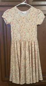 Neu mit Etikett Mädchen 8 10 Punkte Punkte Lächeln Wirbel Kleid gesprenkelte Farben zurück zur Schule - Bild 1 von 4