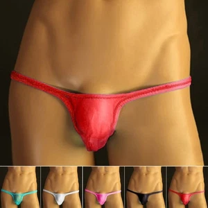 String sous-Vêtement Suspensoir Taille Basse Hommes Pantalon Transparent - Picture 1 of 13