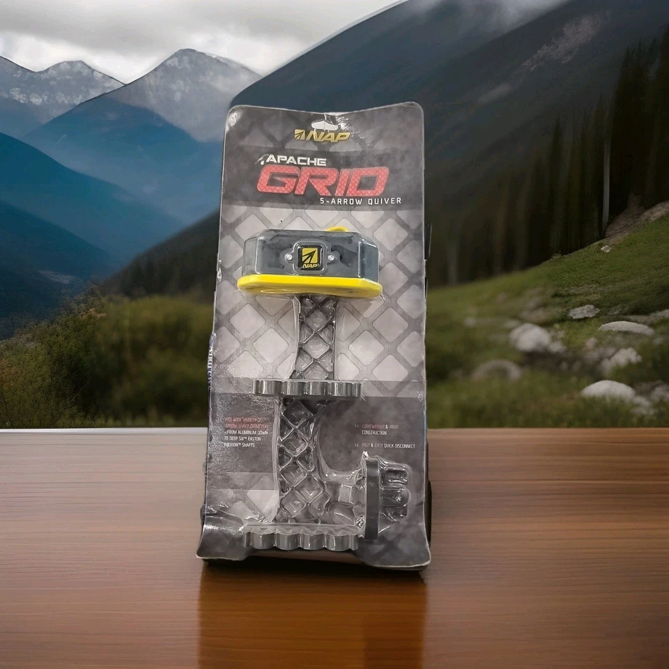 Nuevo NAP Apache Grid 5 Flechas Aljaba Desconexión Rápida Negro/Amarillo Foto 1 de 1