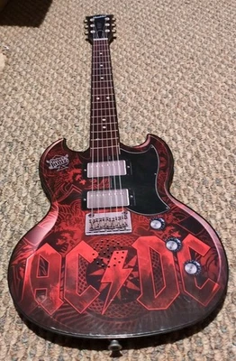 Paper Jamz Instant Rockstar Guitar AC/DC Built-in Speaker with Volume Control - Image 1 of 4