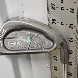 Ping ISI K Sand Wedge Karsten Green Dot Men's RH SW Stiff Flex Steel Ping Grip - Picture 1 of 12