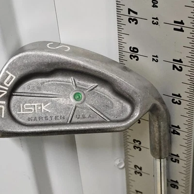 Ping ISI K Sand Wedge Karsten Green Dot Men's RH SW Stiff Flex Steel Ping Grip - Image 1 of 4