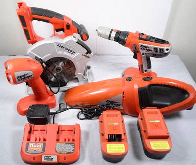 Juego de herramientas eléctricas Black and Decker Firestorm 18V 9 piezas fuente única - Probado Foto 1 de 4