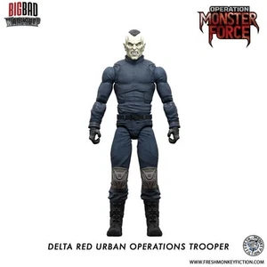 Operation: Monster Force Action Figure 1/12 Delta Red Urban Operations Trooper 1 - Picture 1 of 11