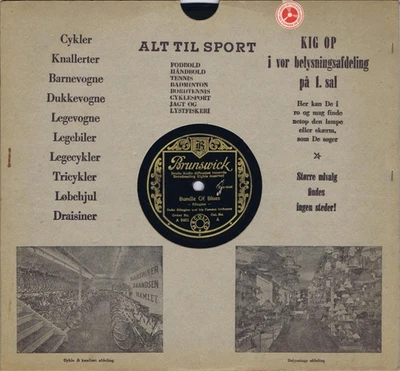 DUKE ELLINGTON Bundle of Blues b/w Mood Indigo German 1933 Brunswick A 9461 - Image 1 of 3