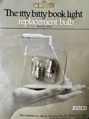 (2) BOMBILLAS DE REPUESTO PARA ITTY BITTY BOOKLITE ITTY BITTY BOOKLITE 1.44W 4.80V - Foto 1 de 3