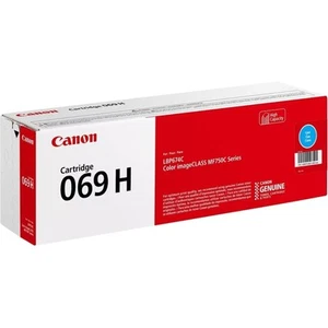 Canon 069 High-Yield Toner Cartridge, Cyan, 5097C001 - Photo 1/6