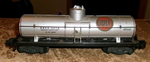S gauge #24310 american flyer gulf tanker car in good shape used - Picture 1 of 6