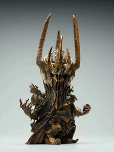 Statua Il Signore degli Anelli Sauron Statua Bronzo 20cm Cartone Animato da Collezione ver. - Foto 1 di 12