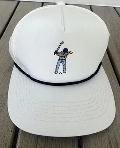 Cappello Eastside Golf Vintage Core Rope SnapBack Cappello Regolabile Bianco Nuovo Con Etichette - Foto 1 di 5