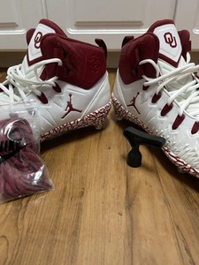 Scarpe da calcio Nike Air Jordan Force Savage Oklahoma Sooners taglia 13 campione promozionale - Foto 1 di 8