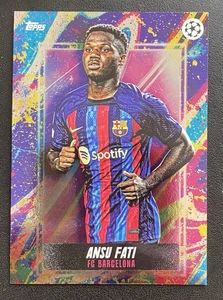 2022-23 Topps Bellingham Platinum Curated Set Ansu Fati - Picture 1 of 2